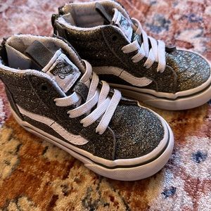 Baby hi top glitter Vans